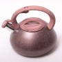 Чайник 2.5 л из нержавеющей стали со свистком Kamille 0680 (коричневый, серый, темно-серый) Чайник 2.5 л из нержавеющей стали со свистком Kamille 0680 (коричневый, серый, темно-серый)