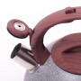 Чайник 2.5 л из нержавеющей стали со свистком Kamille 0680 (коричневый, серый, темно-серый) Чайник 2.5 л из нержавеющей стали со свистком Kamille 0680 (коричневый, серый, темно-серый)