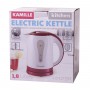 Электрочайник 1.8 л белый с красным Kamille 1715R