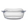 Кастрюля из жаропрочного стекла круглая с крышкой 3 л (2.2 л+0.8 л) 23 см O Cuisine Basic 208AC00