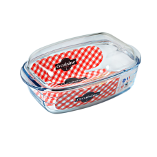 Кастрюля из жаропрочного стекла прямоугольная с крышкой 3 л O Cuisine Basic 465AC00