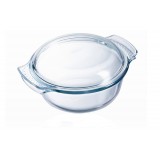 Кастрюля из жаропрочного стекла круглая с крышкой 1.4 л 22х17 см Pyrex Classic 105A000