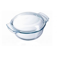 Кастрюля из жаропрочного стекла круглая с крышкой 1.4 л 22х17 см Pyrex Classic 105A000