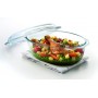 Кастрюля из жаропрочного стекла овальная 3.0+1.0 л 33х20см Pyrex Essentials 459A000 Кастрюля из жаропрочного стекла овальная 3.0+1.0 л 33х20см Pyrex Essentials 459A000