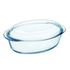 Кастрюля из жаропрочного стекла овальная 3.0+1.0 л 33х20см Pyrex Essentials 459A000 Кастрюля из жаропрочного стекла овальная 3.0+1.0 л 33х20см Pyrex Essentials 459A000