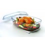 Кастрюля из жаропрочного стекла прямоугольная 4.3+2.2 л 37х22 см Pyrex Essentials 466A000