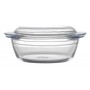 Кастрюля из жаропрочного стекла круглая с крышкой 1.6 л 20 см O Cuisine Basic 204AC00
