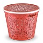 Корзина для вещей круглая с крышкой 15 л Miss Collection Lacy ABK-113