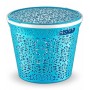 Корзина для вещей круглая с крышкой 15 л Miss Collection Lacy ABK-113