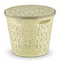 Корзина для вещей круглая с крышкой 15 л Miss Collection Lacy ABK-113