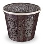 Корзина для вещей круглая с крышкой 15 л Miss Collection Lacy ABK-113