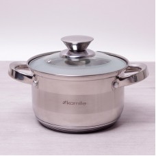 Кастрюля из нержавеющей стали 2.1 л Kamille 4516S