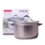 Кастрюля из нержавеющей стали 6.5л Kamille 4724S Diana