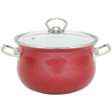 Кастрюля эмалированная 2.1 л Infinity Red 450B (6367506)