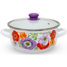 Кастрюля эмалированная 2.9 л Infinity Flowers промо 71071 (6373827)