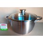 Кастрюля 2 л из нержавеющей стали с полыми ручками Kamille 4901