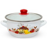Кастрюля эмалированная 1.5 л Infinity Foods промо 8098 (6373821)