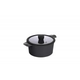 Кастрюля 3 л из литого алюминия с антипригарным покрытием Ringel Zitrone Black RG-2108-20 BL