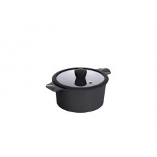 Кастрюля 3 л из литого алюминия с антипригарным покрытием Ringel Zitrone Black RG-2108-20 BL