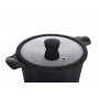 Кастрюля 5.2 л из литого алюминия с антипригарным покрытием Ringel Zitrone Black RG-2108-24/1 BL