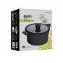 Кастрюля 5.2 л из литого алюминия с антипригарным покрытием Ringel Zitrone Black RG-2108-24/1 BL