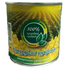 Кукуруза сахарная 340 г 100 % природный продукт в жестяной банке ASP