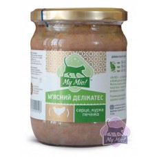 Мясной деликатес сердце, печень, курица 500 г для кошек My Mio! (103)