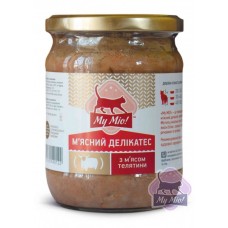 Мясной деликатес с мясом телятины 500 г для кошек My Mio! (107)