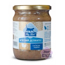 Мясной деликатес с мясом индюка 500 г для кошек My Mio! (108)