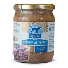 Мясной деликатес с мясом индюка 500 г для собак My Wuf! (162)