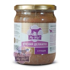 Мясной деликатес с птицей 500 г для собак My Wuf! (168)