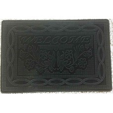Коврик придверный резиновый "Welcome-2" 40х59 см Eurogold RMP04-4059-RO