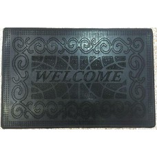 Коврик придверный резиновый "Welcome-3" 40х59 см Eurogold RMP05-4059-RO