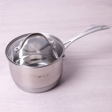 Ковш 1.8л из нержавеющей стали с крышкой Kamille 4716S