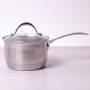 Ковш 1.8л из нержавеющей стали с крышкой Kamille 4716S