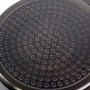 Ковш 1.8л(18см) из алюминия с антипригарным покрытием Black marble и стеклянной крышкой Kamille 4107