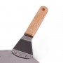 Лопатка металлическая для подачи пиццы с деревяной ручкой Kamille 5098