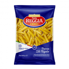 Макароны перо из твердых сортов пшеницы 500 г Reggia Pasta Pene Ziti Rigati 34