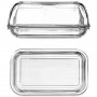 Масленка стеклянная прямоугольная 17 см Luminarc Butter N3913