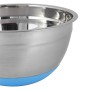 Миска 20 см из нержавеющей стали с силиконовым дном Kamille 4347