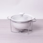 Мармит на металлической подставке Kamille 6400