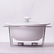 Мармит на металлической подставке Kamille 6401