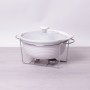 Мармит на металлической подставке Kamille 6401
