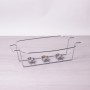 Мармит на металлической подставке Kamille 6404