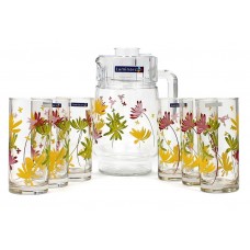 Набор для воды 7 предметов Luminarc Crazy Flowers N0802 (4621)