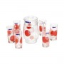 Набор для води 7 предметов Luminarc Constellation Red G8277