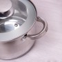 Набор кастрюль из нержавеющей стали 10 предметов Kamille 4506S