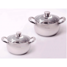 Набор кастрюль из нержавеющей стали 4 предмета Kamille 4015S