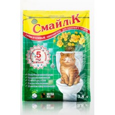 Наполнитель силикагелевый 3.8л Смайлик