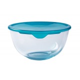 Миска для приготовления и хранения круглая 2 л 21 см Pyrex Prep&Store 180P000 с пластиковой крышкой